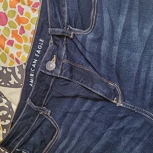 American eagle dark wash jean